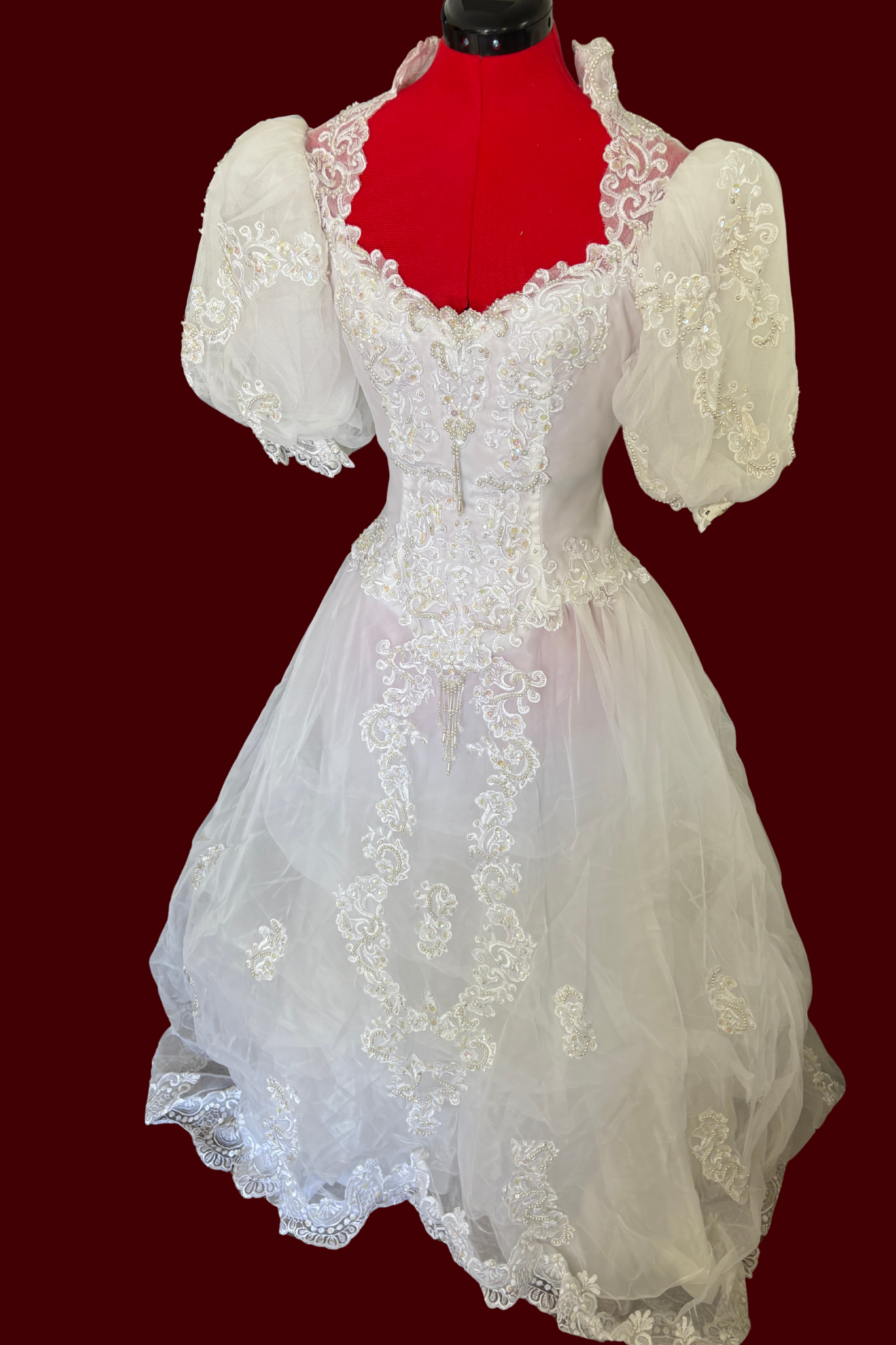 Vintage Cinderella Wedding Dress, Romantic wedding Dress
