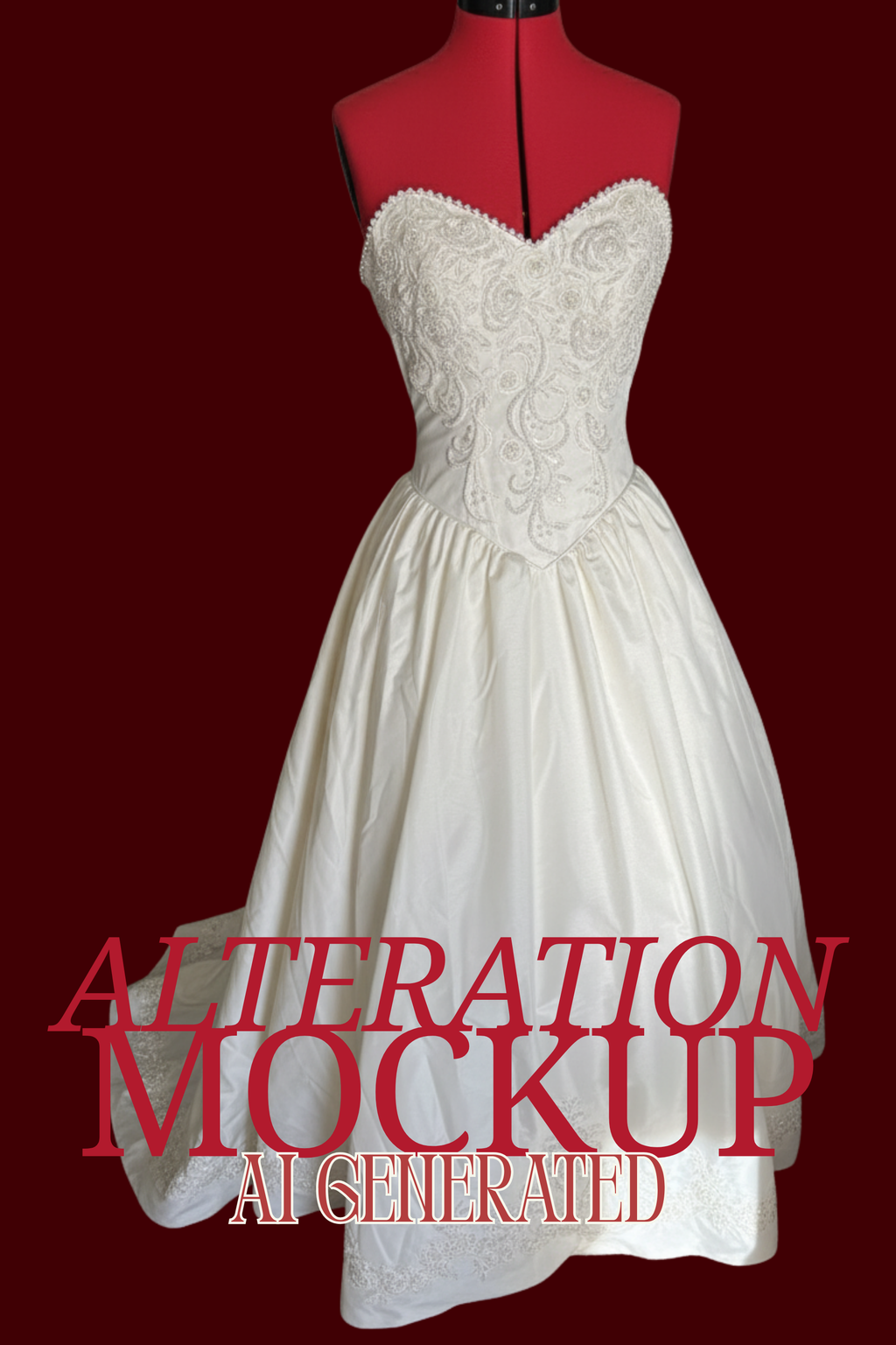 Vintage Basque Waist Long Sleeve Beaded Wedding Dress, Sophisticated Timeless Vintage Wedding Dress